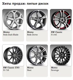 Предложения Диски в Колесо в каталоге Москва